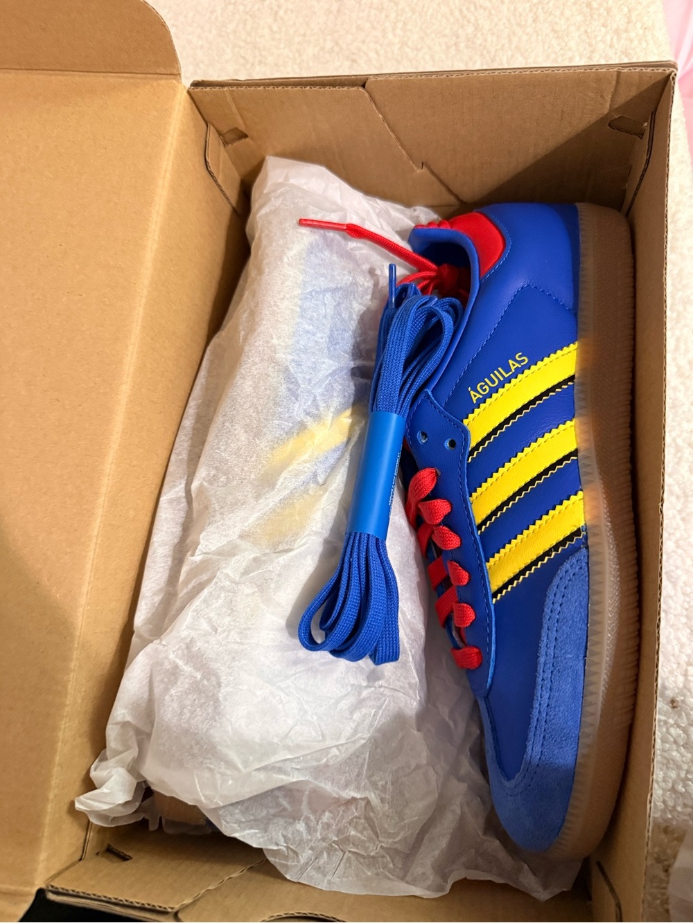 adidas Águilas Blue, Yellow & Red Kids Sneakers